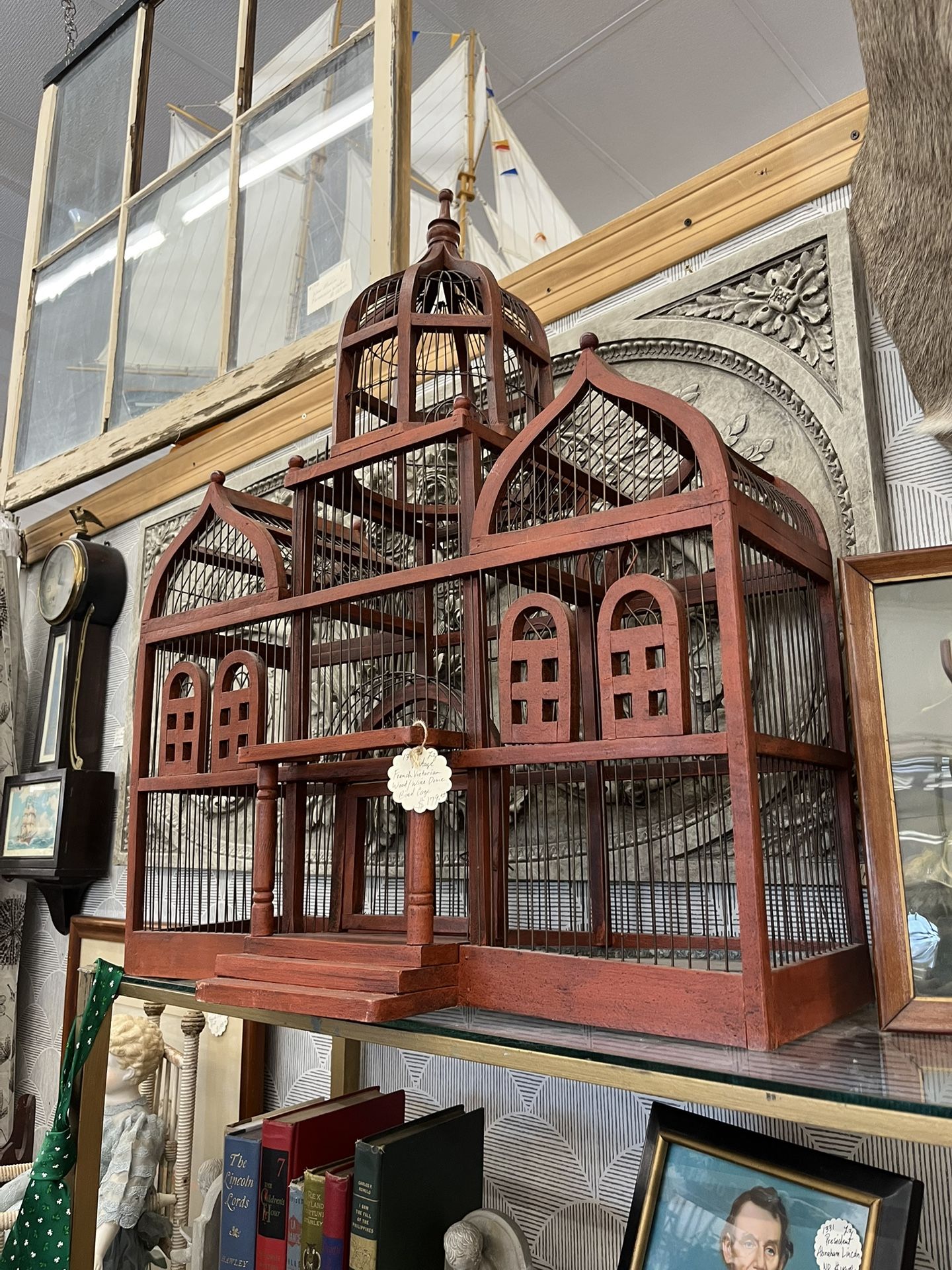Vintage French Victorian Bird Cage