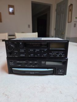 Nissan Model PN 9731D Cassette Player and Alpine Model LV715 CD Plyer