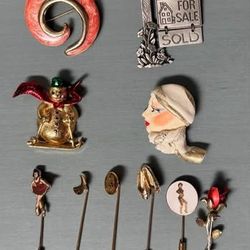 Vintage Brooches and Pins $5 each 