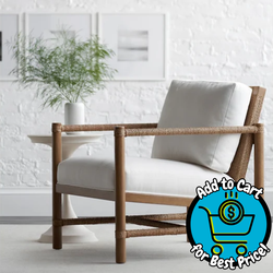 Palecek Norton Lounge Chair Natural *DEAL of the Day*