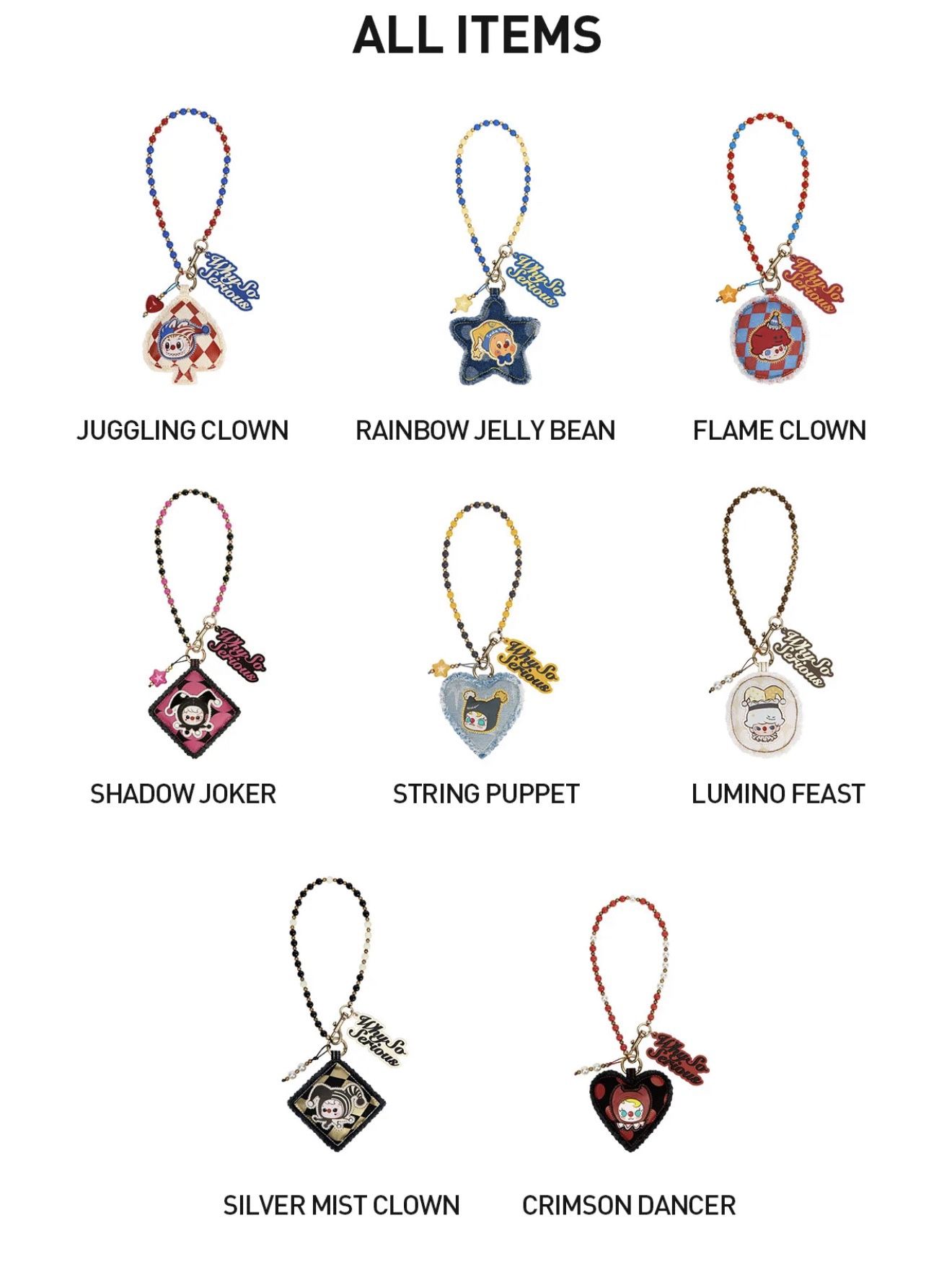 WHY SO SERIOUS SERIES-Pendant Chain Blind Box