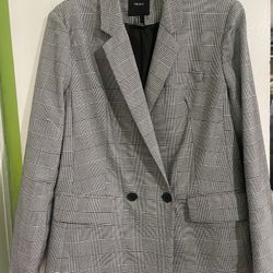 Forever 21 Plaid Blazer Size M