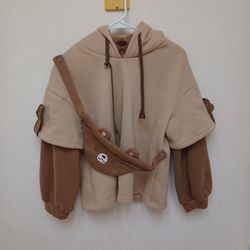 MODAKAWA Hooded Sweatshirt  - Size Small