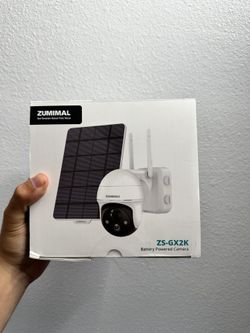 ZUMIMALL 5MP Security Cameras Wireless Outdoor, Solar Security Camera Outdoor