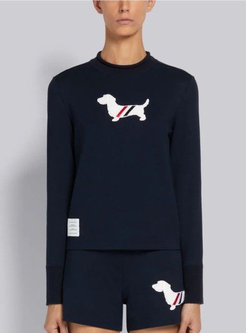 Thom Browne Classic Dog Logo Sweatshirt Size 0