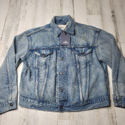 Levi’s Made & Crafted Loomstate Denim Trucker Jacket Men's Size 2 Medium 