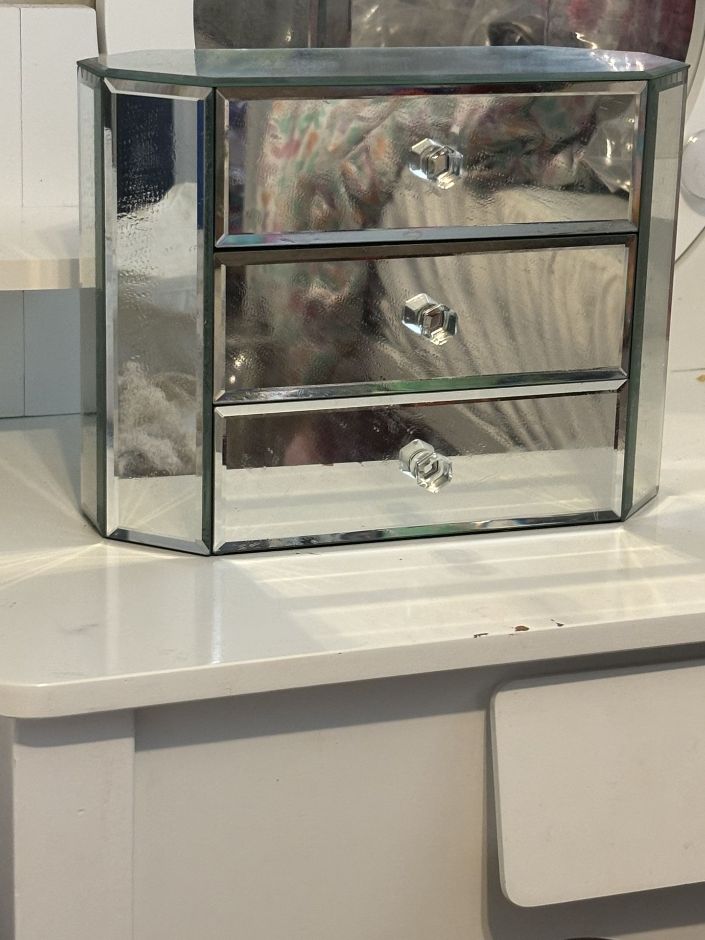 Mirrored Jewelry Box 
