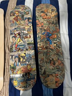 Custom Made Marvel Skateboards 