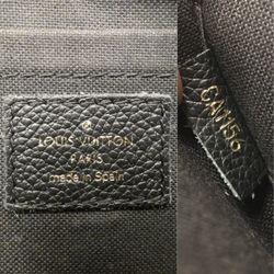 Authentic Louis Vuitton Black Pallas Noir Clutch Crossbody CA1156