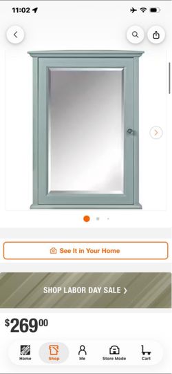 Medicine Cabinet with Mirror Door