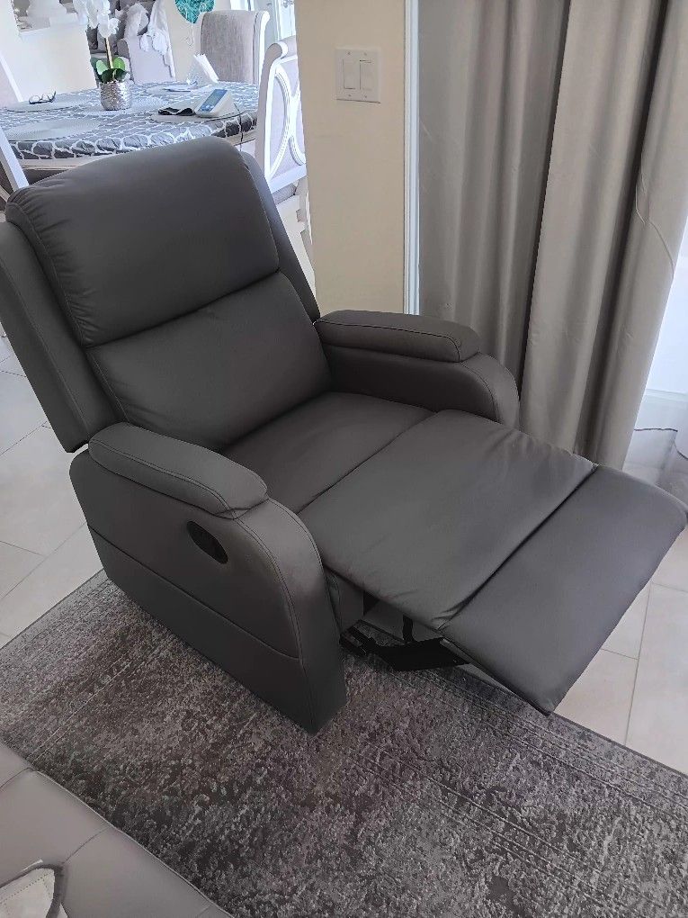 RECLINER. (GREY)