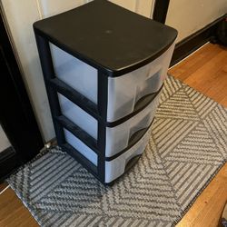 3 Shelf Plastic Drawer Organizer