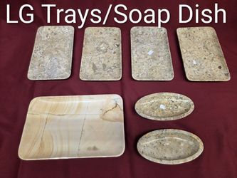 Tray 7x11, 5.5x9.5, Soap Dish- (7 Pieces)