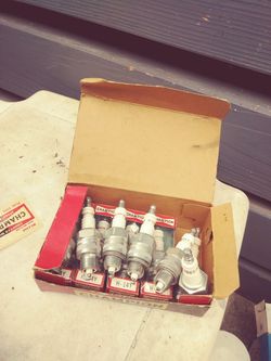 Vintage spark plugs
