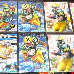 Nfl numbered card lot.