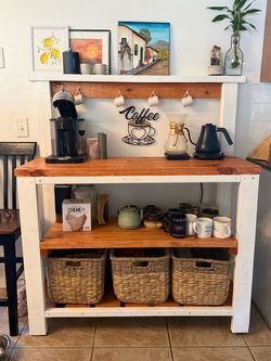 Wooden Coffee Bar