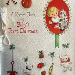 Vintage Christmas Card / Book Hallmark