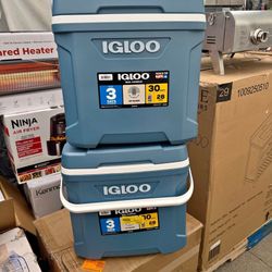Igloo (contact info removed)-Quart Cooler, Ice Blue