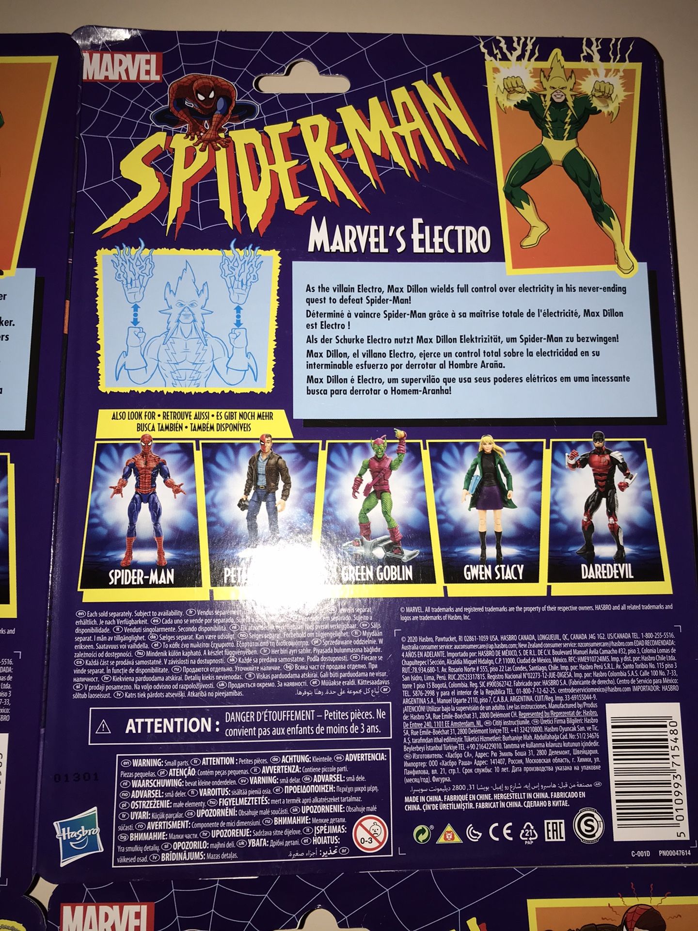 Marvel legends retro Spider-Man