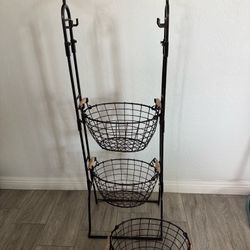 3 Tier Metal / Wire Basket