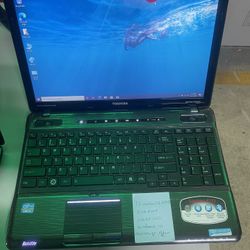 Toshiba Satellite P755 Laptop . Comes with Charger. Spec on the picture.