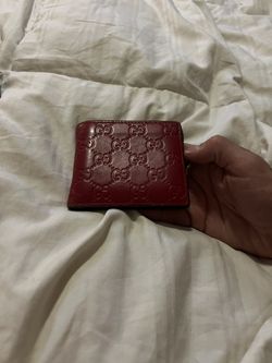 Red Gucci Wallet