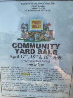 Community Yard Sale