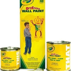Crayola Dry Erase Wall Paint 