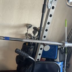 Squat rack + Olympic Bar