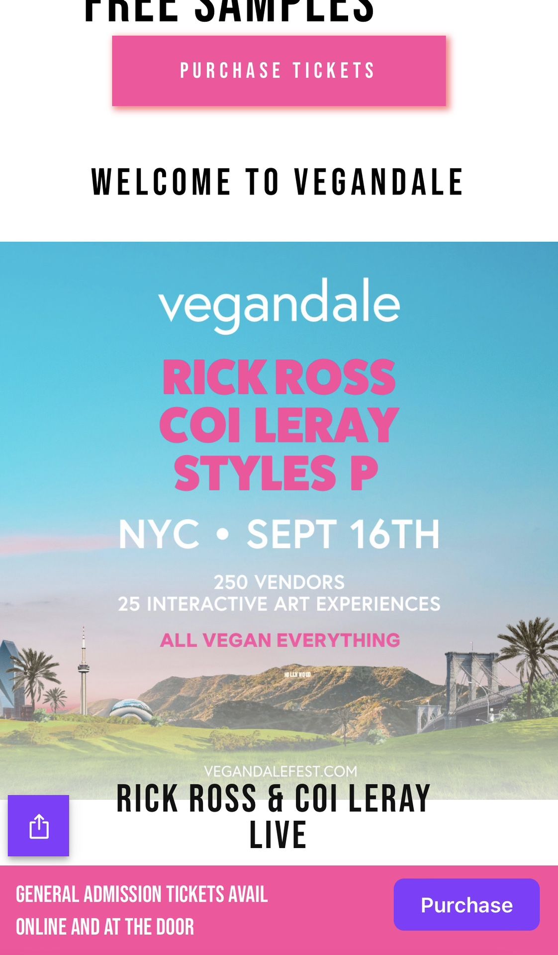 Vegandale Nyc Vip All Access