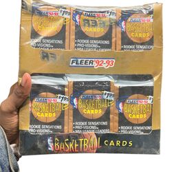 92-93 Fleer Jumbo Box Sealed