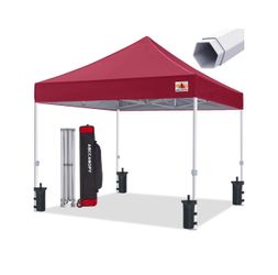 ABCCANOPY Commercial Pop Up Canopy Tent 10x15 Premium-Series(burgundy)