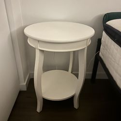 White Side Table 