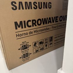 Brand New Stainless Steel Samsung Microwave 