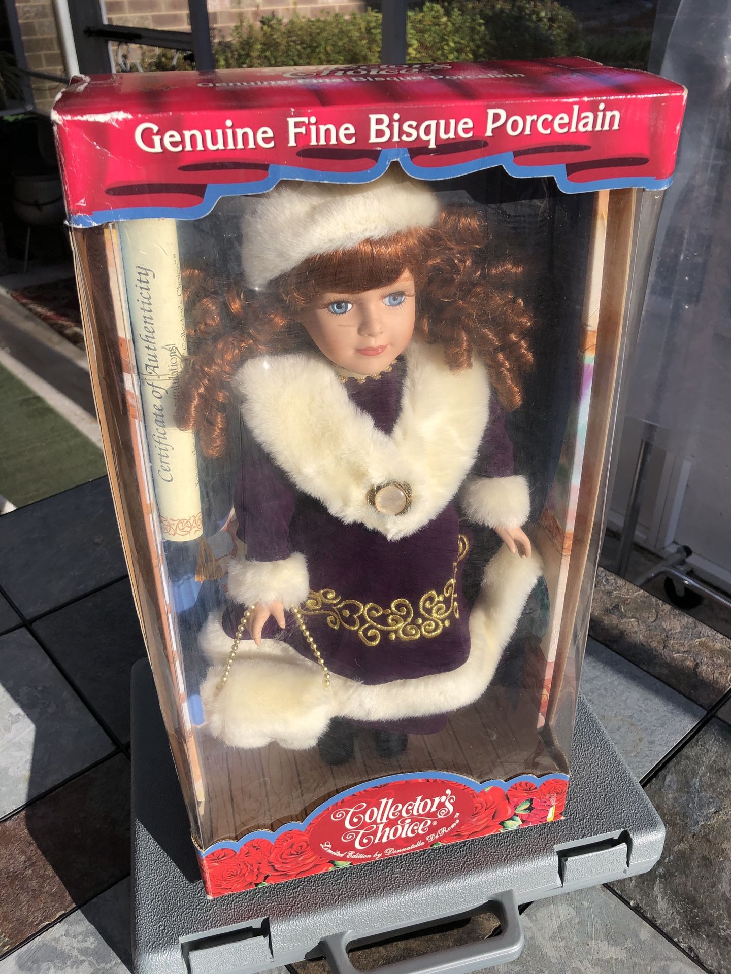 NIB Collector's Choice Fine Bisque Porcelain Doll by Donnatella De'Roma - Compare @$40+