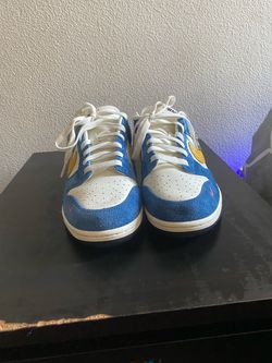 Nike SB Dunk Low Blue Suede Sneakers