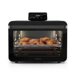CHEF iQ MiniOven 25-Quart Countertop Oven with Touchscreen Controls (Black)