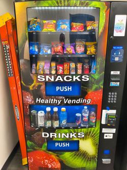 Combo vending machine with cc reader