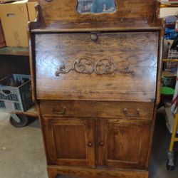 Antique Drop Top Desk