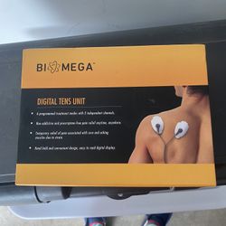 Biomega Digital Tens Unit Pain Relief Nerve Stimulation 1653195