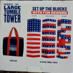 Patriotic Large Tumble Tower