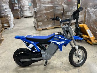 Hyper Toy Company, HPR350 24V Electric Dirt Bike, Children Ages 13+, up to 14 MPH, Blue