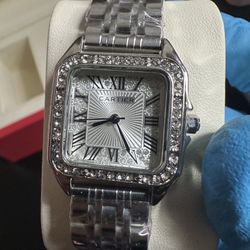 Moissanite Bust Down Watch