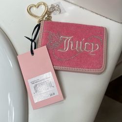 Juicy Couture Wallet With Charms / Keychain New 
