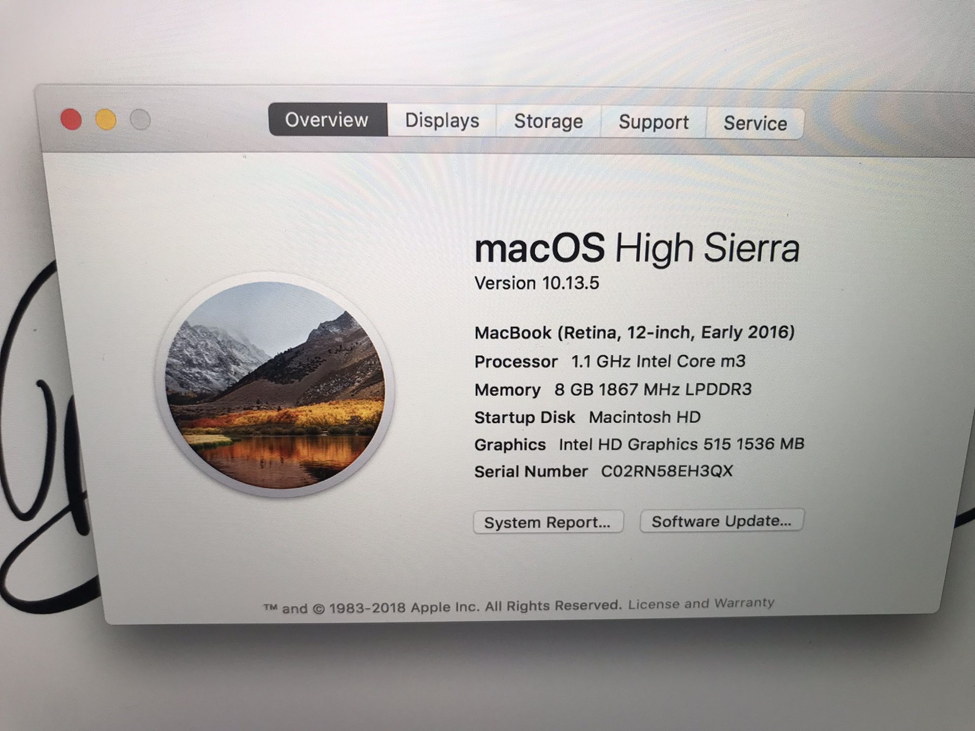 MacBook 2016 Retina 12’