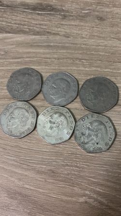 Diez Pesos (Lot of 6)