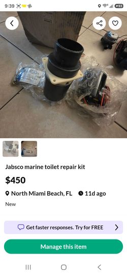 Jabsco marine toilet repair kit