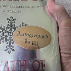 Autographed  "Breath Of Snow And Ashes"  By Diana Gabaldon
