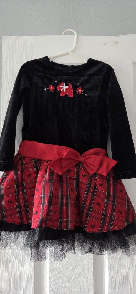 Christmas Girl Dress - Size 4T 