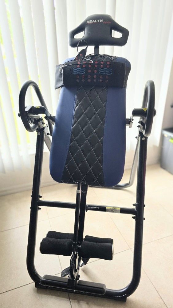 Health Care Portable Deluxe Heat And Massage Inversion Table